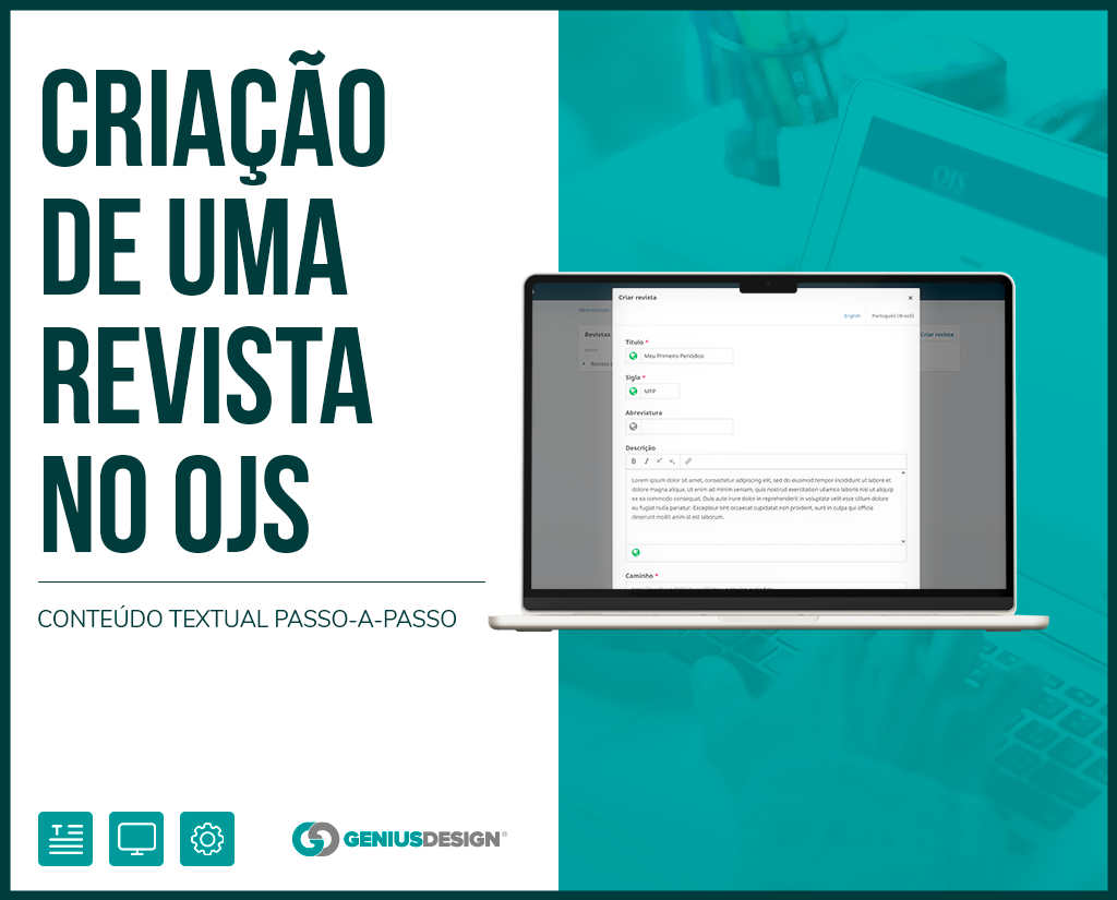 Criação de uma revista no OJS